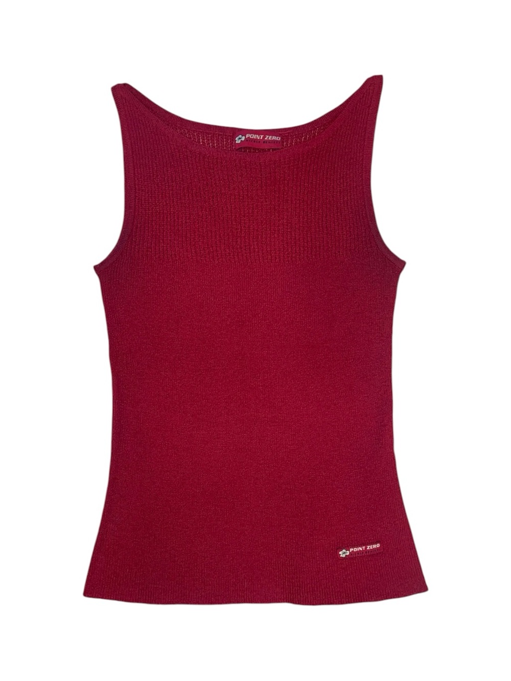 Point Zero Nicole Benisti Red Tank Top
